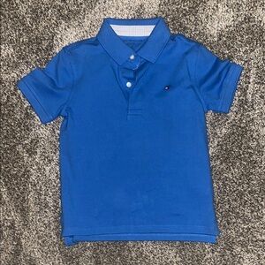 Tommy Hilfiger Blue Polo Shirt Classic Short Sleeve